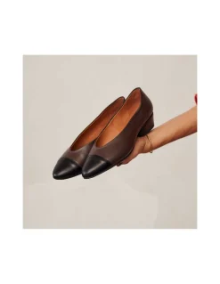 Ballet Flats Woman^MONPIEL Amelie Heel Two-Tone Toe Ballet Flat Brown