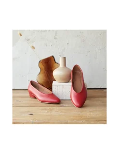 Ballet Flats Woman^MONPIEL Ballerina Shoe With Heel Amelie Red