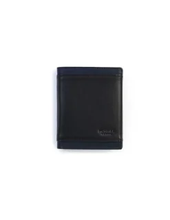 Men'S Leather Wallets^MONPIEL Basic Leather Wallet Lago Black