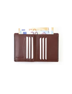 Men'S Leather Wallets^MONPIEL Basic Leather Wallet Lago Brown