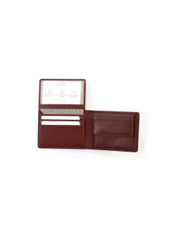 Men'S Leather Wallets^MONPIEL Bifold Leather Wallet With Extra Purse And Card Holder Lago Brown