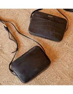 Women'S Leather Bag^MONPIEL Coco Leather Crossbody Bag Black