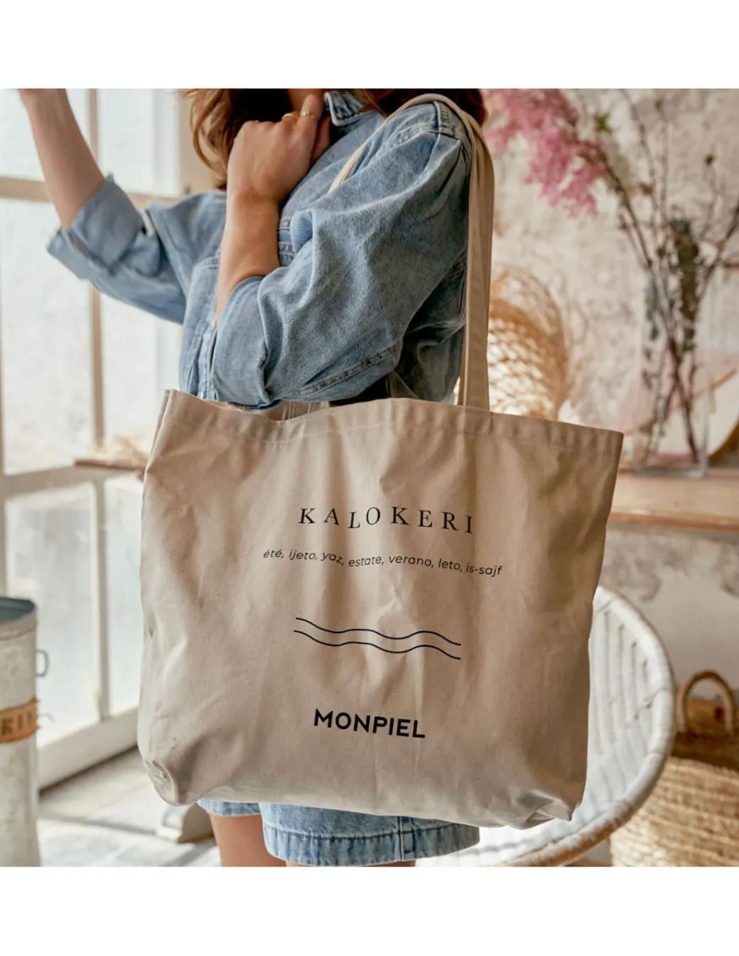 Other Accessories^MONPIEL Cotton Bag 100% Kalokeri Bone