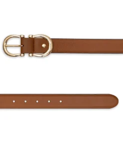 Women'S Leather Belts^MONPIEL Double Belt Buckle Woman Leather