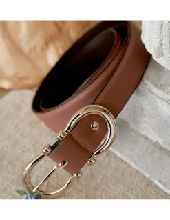 Women'S Leather Belts^MONPIEL Double Leather Belt Buckle Woman Others