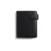 Men'S Leather Wallets^MONPIEL Double-Stitched Wallet With Loop And Coin Pocket Sky Black