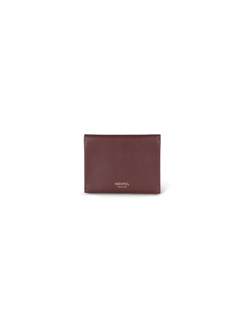 Leather Women Purses^MONPIEL Envelop Leather Card Holder Brown