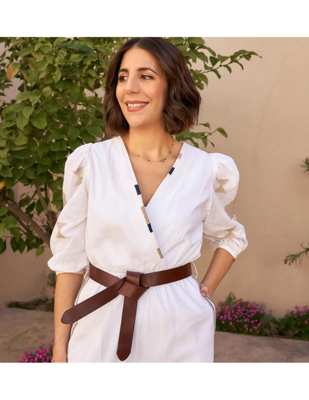 Dresses And Jumpsuits^MONPIEL Hand-Embroidered Ethnic Jumpsuit White