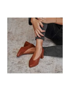 Ballet Flats Woman^MONPIEL High Heel Ballerina Amelie Leather