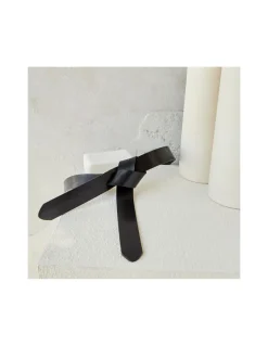 Women'S Leather Belts^MONPIEL Knotted Cowhide Belt Black
