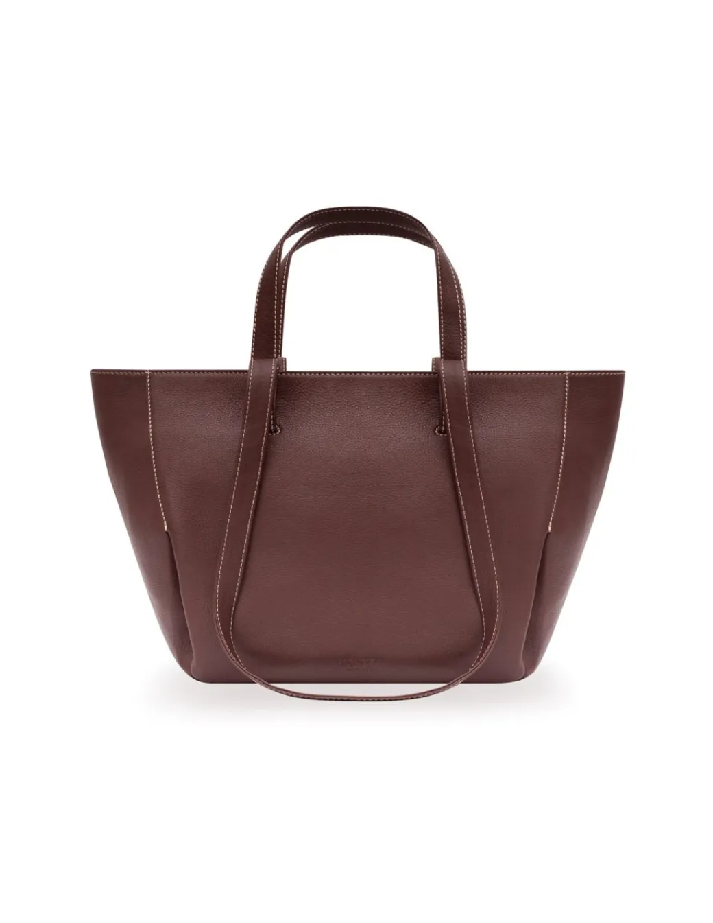 Women'S Leather Bag^MONPIEL Leather Basket Bag Maroon