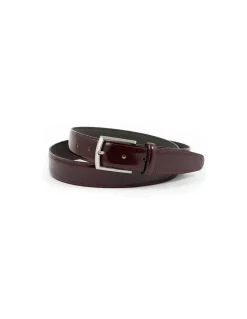 Men'S Leather Belts^MONPIEL Leather Belt Castellano Maroon