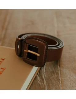Women'S Leather Belts^MONPIEL Leather Belt Woman With Buckle Leather