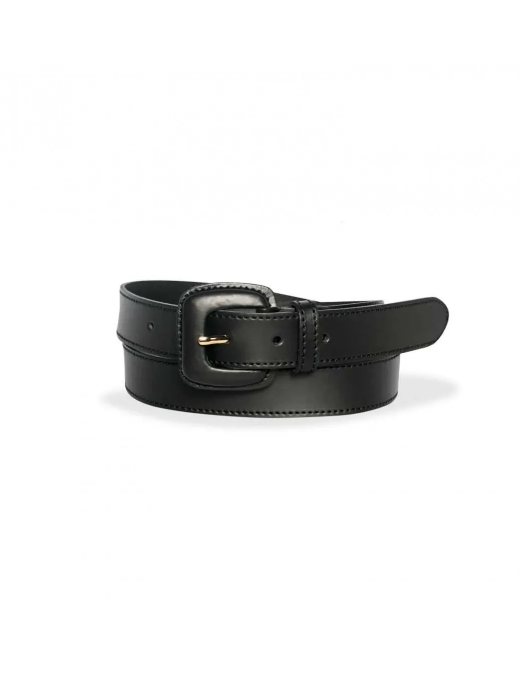 Women'S Leather Belts^MONPIEL Leather Belt Woman With Buckle Leather Black