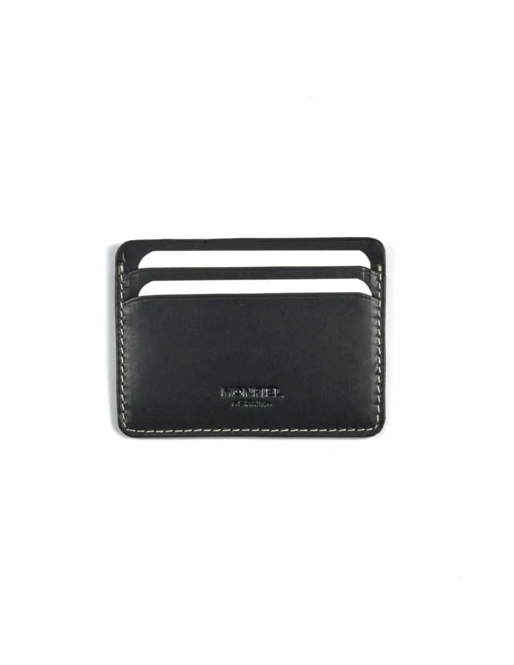 Leather Card Holders^MONPIEL Leather Card Holder Mini Black