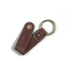 Men'S Leather Keyrings^MONPIEL Leather Keyring Hunter Brown