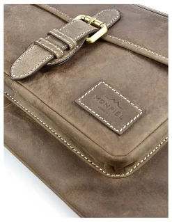 Other Accessories^MONPIEL Leather Laptop Sleeve Hunter Brown