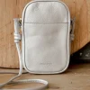 Women'S Leather Bag^MONPIEL Leather Nano Bag Nudos Platinum