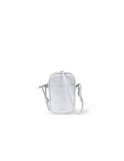 Women'S Leather Bag^MONPIEL Leather Nano Bag Nudos Platinum