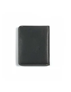 Men'S Leather Wallets^MONPIEL Leather Small Men'S Wallet Mini Black