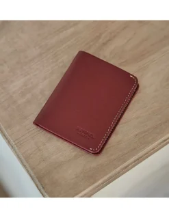 Men'S Leather Wallets^MONPIEL Leather Small Men'S Wallet Mini Burgundy