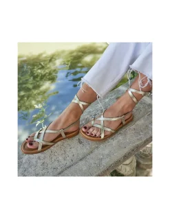 Women Leather Sandals^MONPIEL Leather Strappy Bali Sandal
