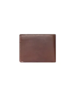 Men'S Leather Wallets^MONPIEL Man Leather Bifold Wallet Mini Brown