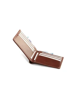 Men'S Leather Wallets^MONPIEL Man Leather Bifold Wallet Mini Havana