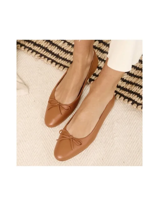 Ballet Flats Woman^MONPIEL Manolita Pointed Toe Ballet Flat Leather