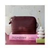 Women'S Leather Bag^MONPIEL Medium Leather Bag Burgundy Snake