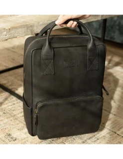 Other Accessories^MONPIEL Men'S Leather Backpack Hunter Black