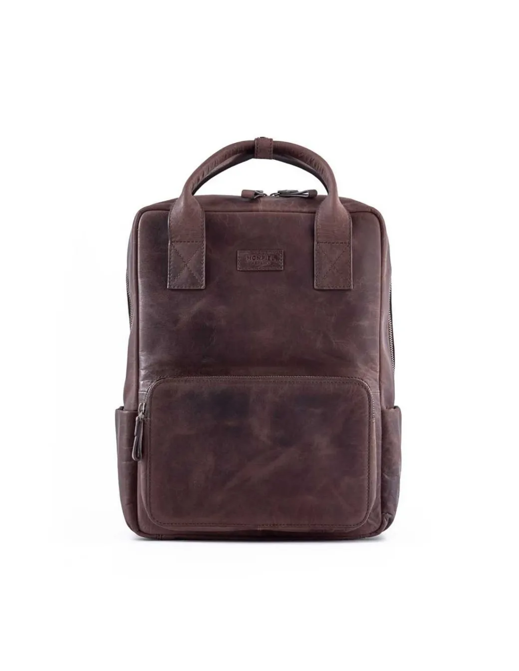 Other Accessories^MONPIEL Men'S Leather Backpack Hunter Brown