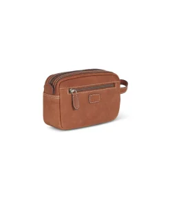 Other Accessories^MONPIEL Men'S Leather Toiletry Bag - Handbag Hunter Havana