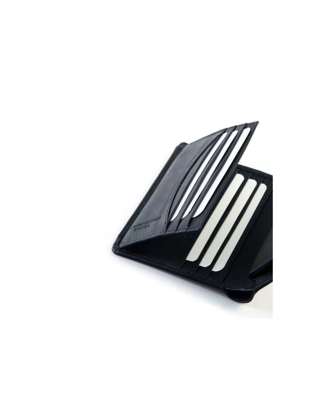 Men'S Leather Wallets^MONPIEL Men'S Leather Wallet With Loop And Purse Lago Black