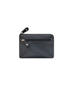 Men'S Leather Purse^MONPIEL Men'S Pocket Purse Black