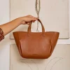 Women'S Leather Bag^MONPIEL Mini Basket Bag Leather