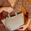 Women'S Leather Bag^MONPIEL Mini Leather Basket Bag Mole