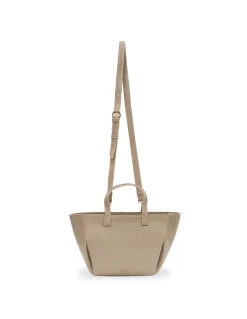 Women'S Leather Bag^MONPIEL Mini Leather Basket Bag Mole