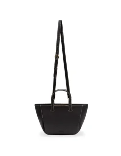 Women'S Leather Bag^MONPIEL Mini Leather Basket Bag Black