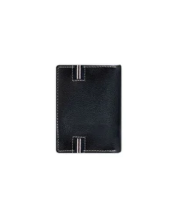 Men'S Leather Wallets^MONPIEL Rubber Wallet Billfold Black