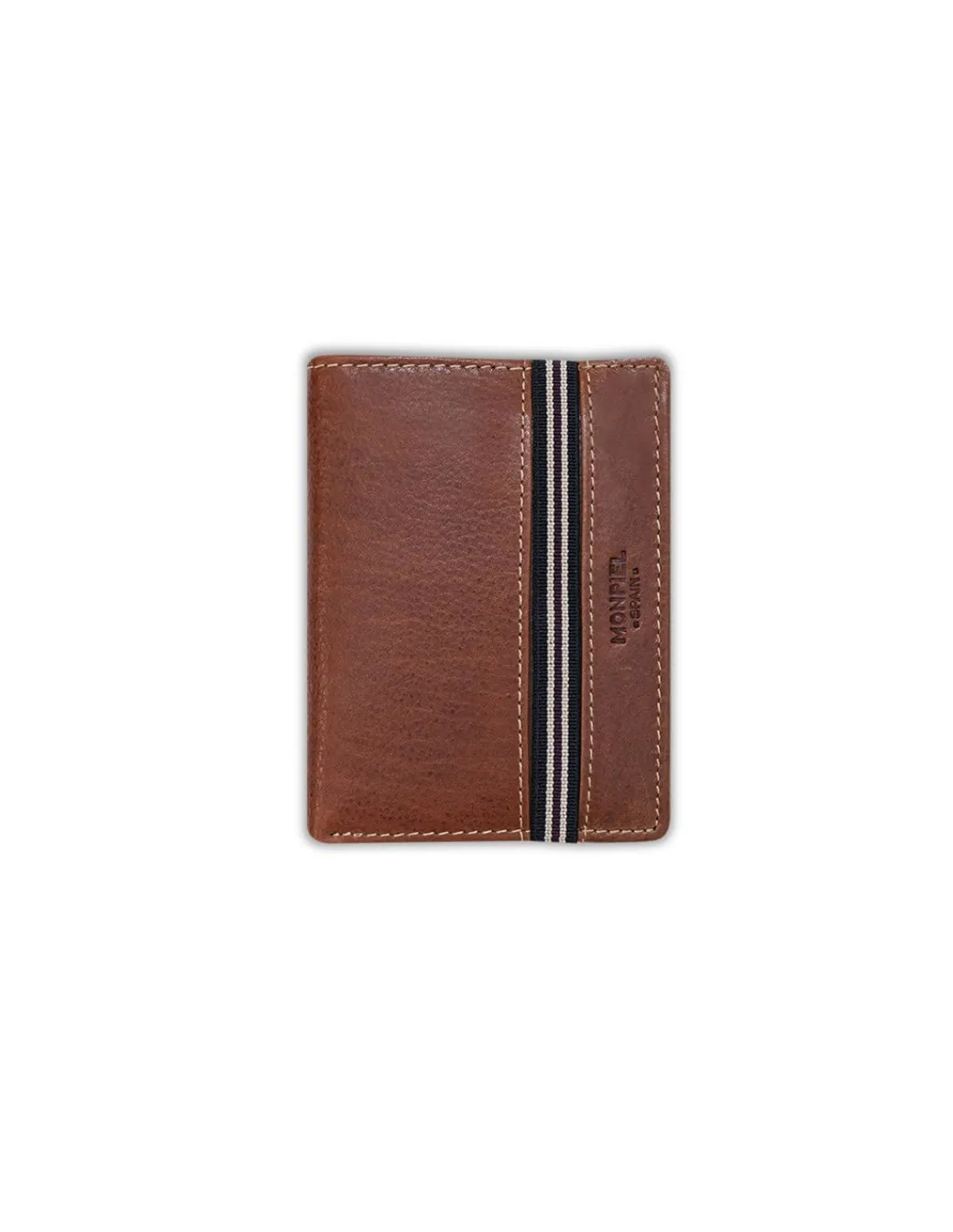 Men'S Leather Wallets^MONPIEL Rubber Wallet Billfold Havana