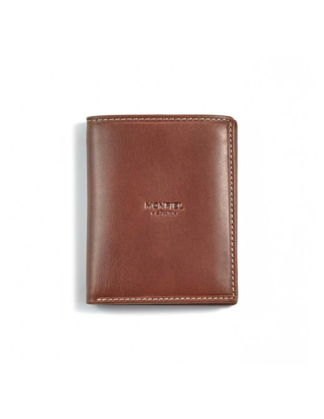 Men'S Leather Wallets^MONPIEL Simple Central Logo Wallet Leather