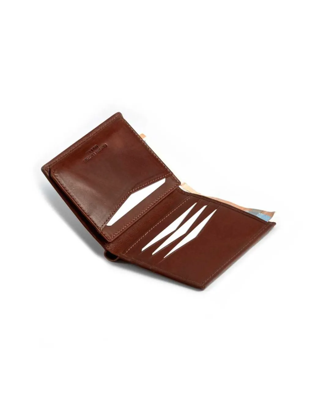 Men'S Leather Wallets^MONPIEL Simple Central Logo Wallet Leather