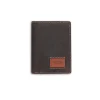 Men'S Leather Wallets^MONPIEL Simple Logo Patch Wallet Brown