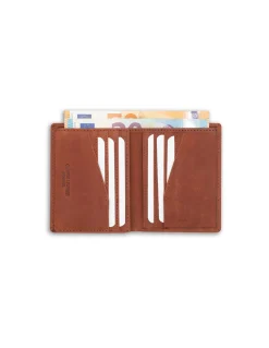 Men'S Leather Wallets^MONPIEL Simple Logo Patch Wallet Havana
