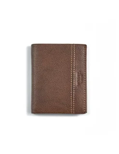 Men'S Leather Wallets^MONPIEL Simple Two Tone Wallet Brown