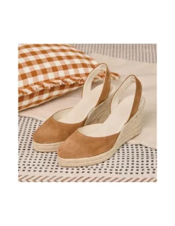 Espadrille^MONPIEL Siros Leather Wedge Espadrille
