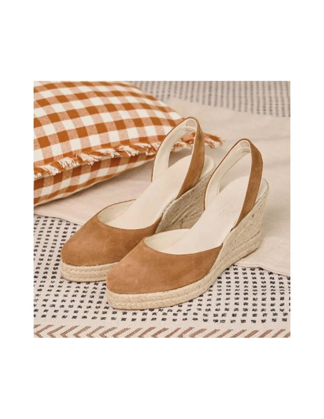 Espadrille^MONPIEL Siros Leather Wedge Espadrille