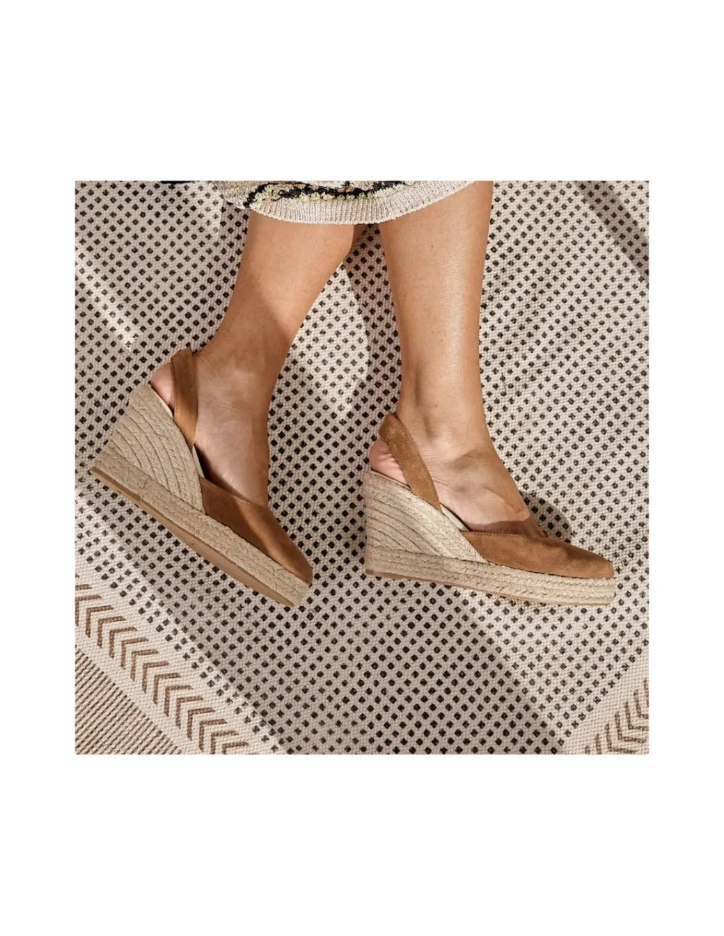 Espadrille^MONPIEL Siros Leather Wedge Espadrille