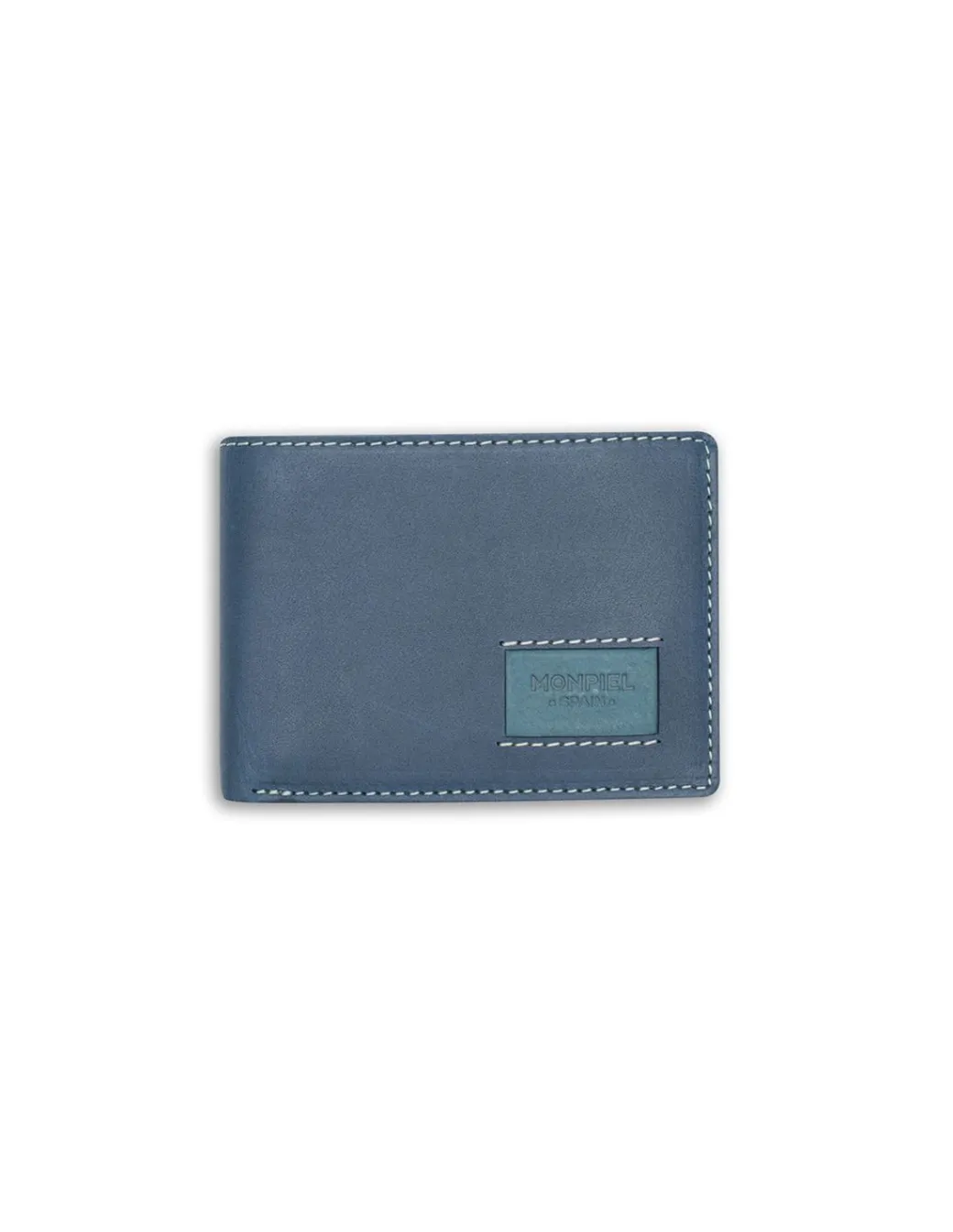 Men'S Leather Wallets^MONPIEL Small American Wallet Blue